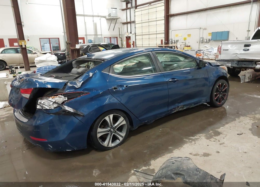2014 HYUNDAI ELANTRA VIN: KMHDH4AH7EU156781