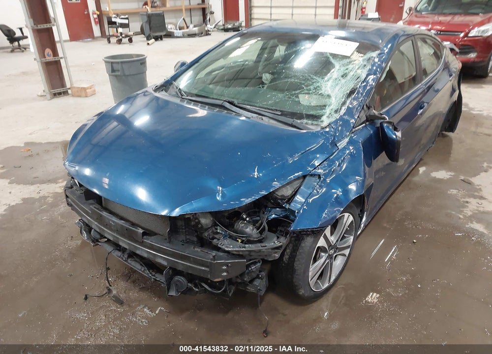 2014 HYUNDAI ELANTRA VIN: KMHDH4AH7EU156781