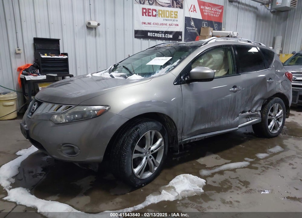 2010 NISSAN MURANO LE VIN: JN8AZ1MW1AW108855
