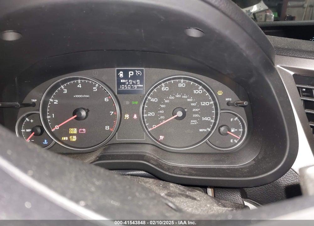 2014 SUBARU OUTBACK VIN: 4S4BRCCC7E3306815
