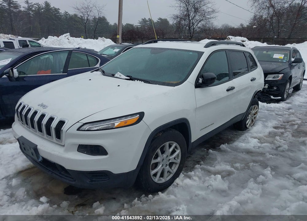 2016 JEEP CHEROKEE SPORT VIN: 1C4PJMAB5GW289788