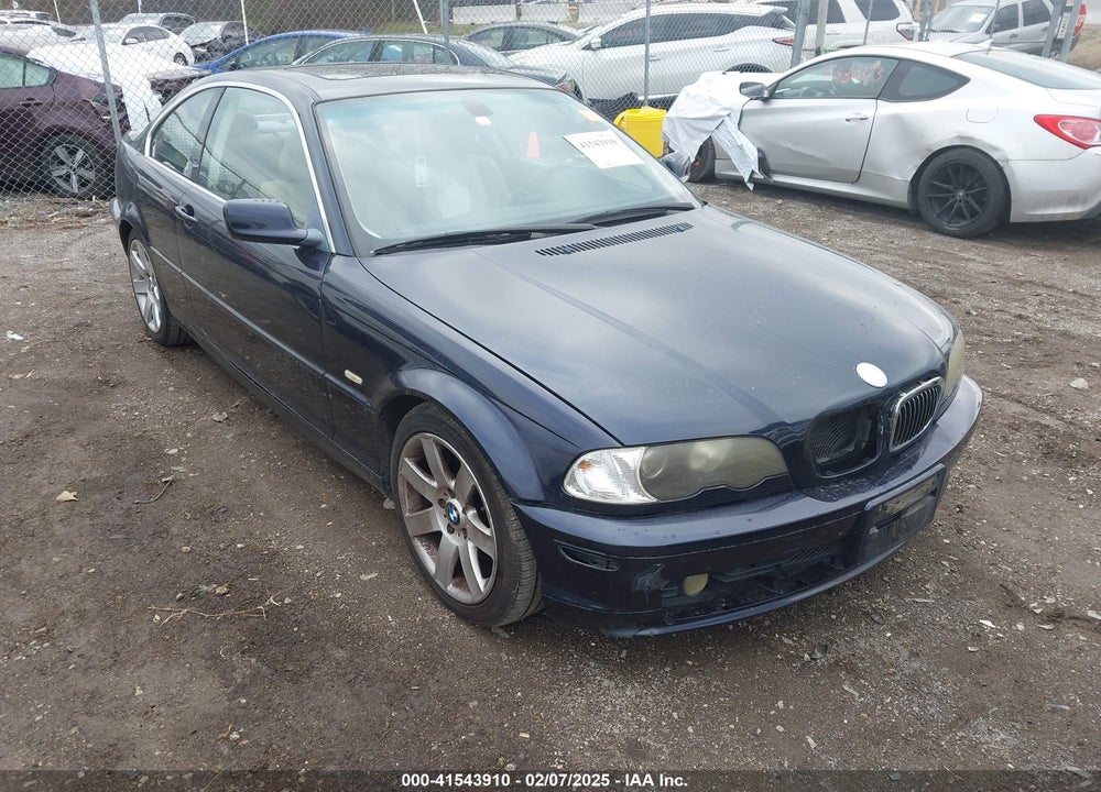 2003 BMW 325CI VIN: WBABN73463PJ15809