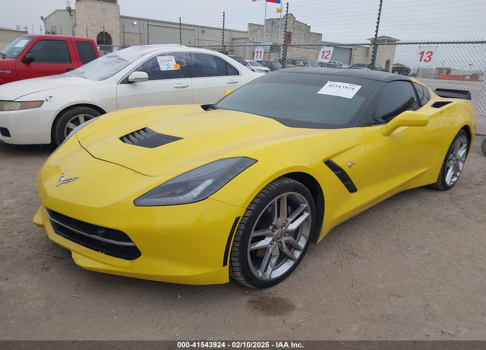 2019 CHEVROLET CORVETTE STINGRAY VIN: 1G1YF2D74K5108592