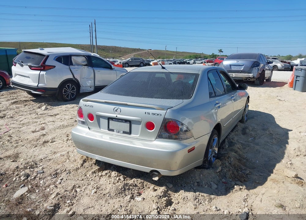 2004 LEXUS IS 300 VIN: JTHBD192340083158