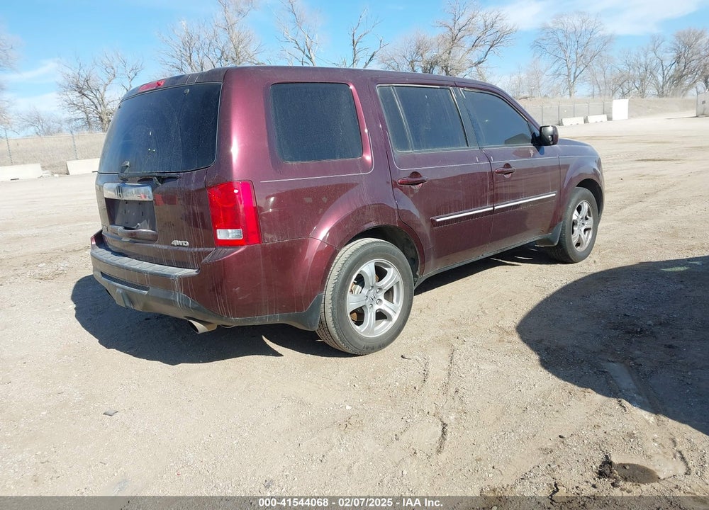2014 HONDA PILOT EX-L VIN: 5FNYF4H52EB055650