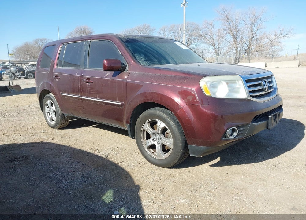2014 HONDA PILOT EX-L VIN: 5FNYF4H52EB055650