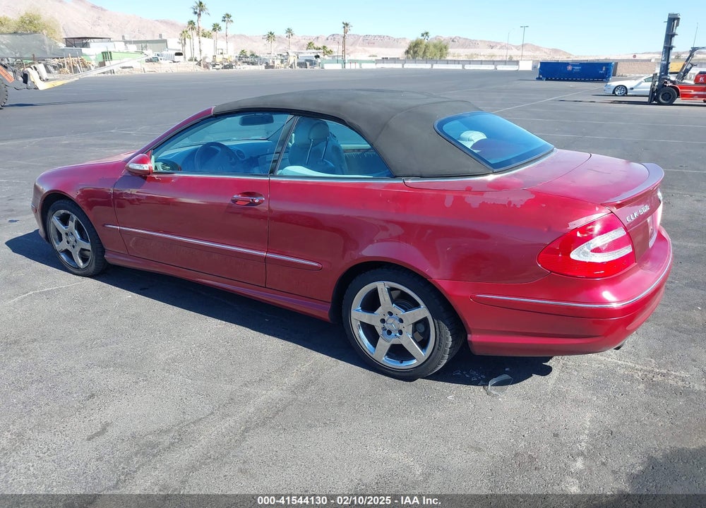 2005 MERCEDES-BENZ CLK 500 VIN: WDBTK75G35T044102