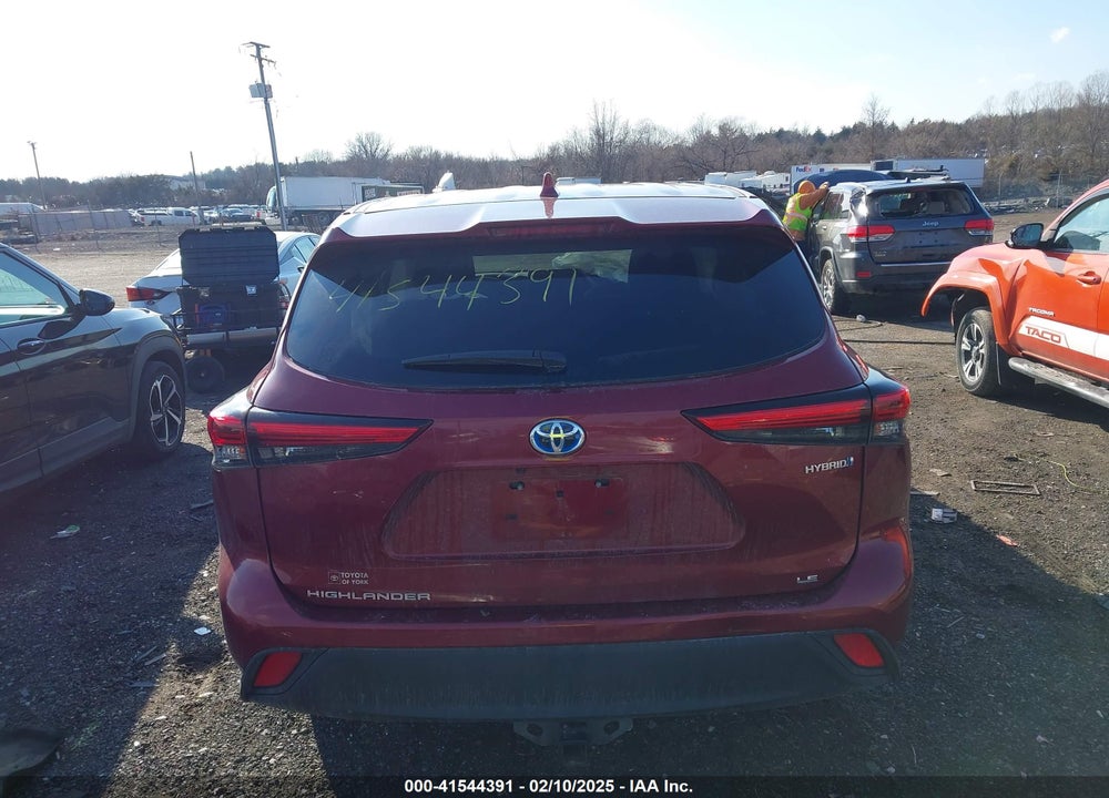 2021 TOYOTA HIGHLANDER HYBRID LE VIN: 5TDBBRCH0MS034628