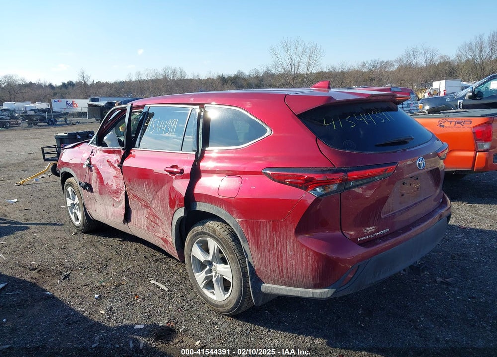 2021 TOYOTA HIGHLANDER HYBRID LE VIN: 5TDBBRCH0MS034628