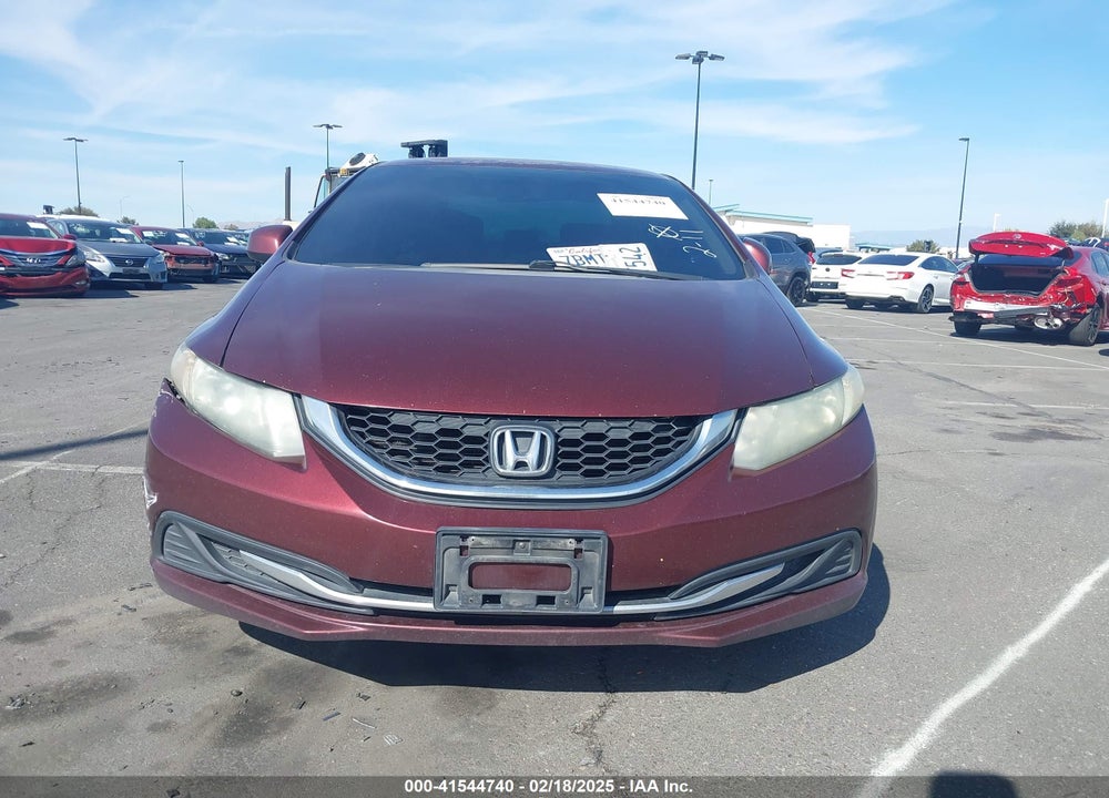2013 HONDA CIVIC LX VIN: 19XFB2F54DE266363