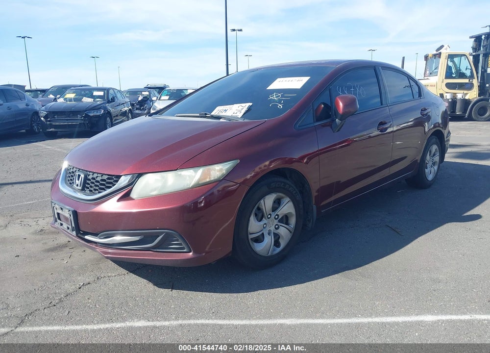 2013 HONDA CIVIC LX VIN: 19XFB2F54DE266363