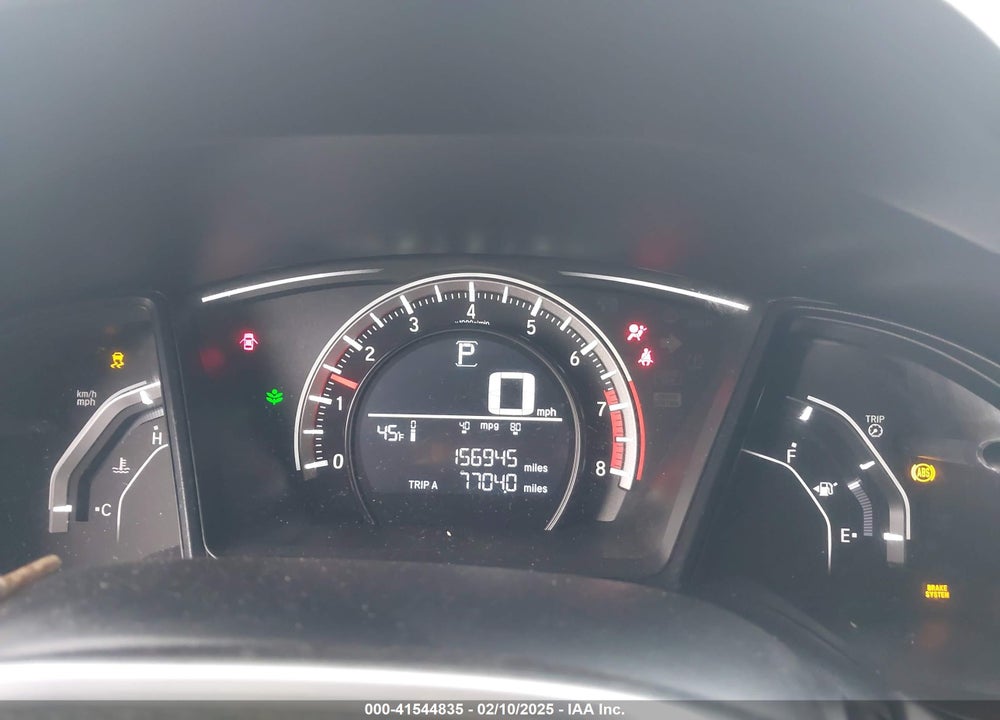 2016 HONDA CIVIC VIN: 2HGFC2F57GH565465