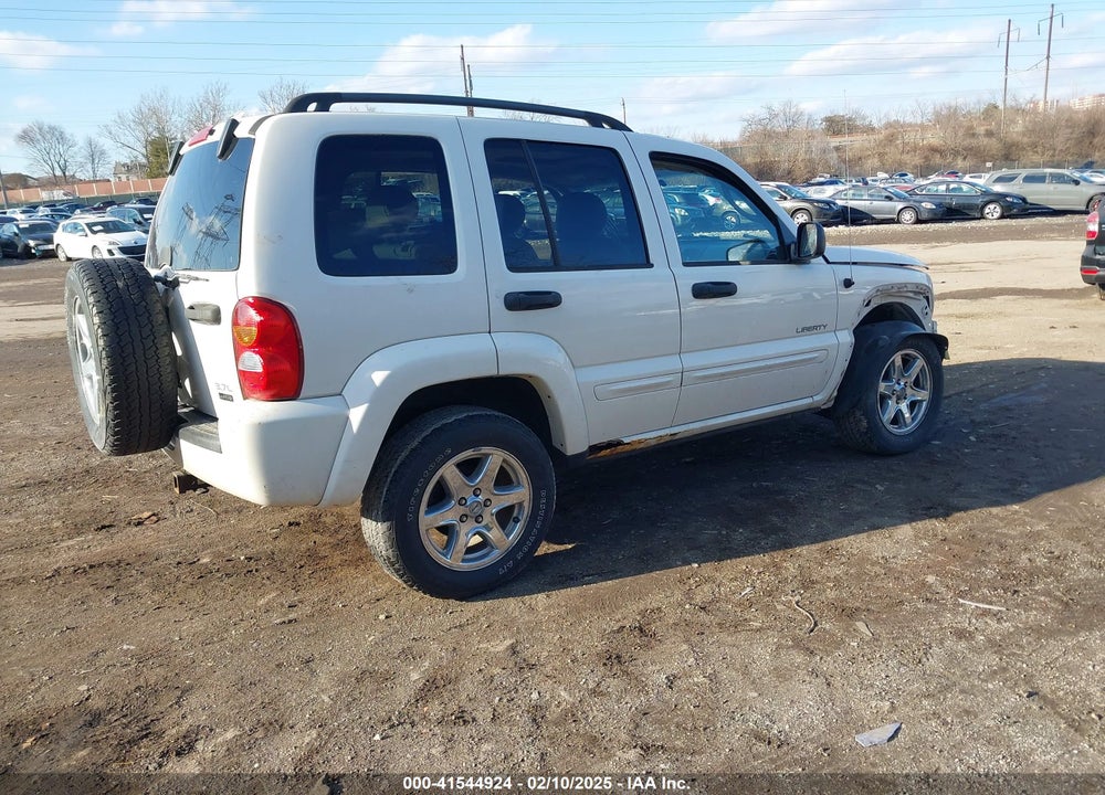 2004 JEEP LIBERTY LIMITED EDITION VIN: 1J8GL58KX4W188675