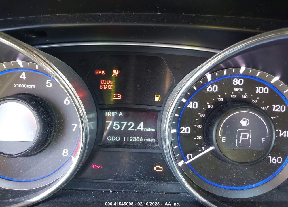 2011 HYUNDAI SONATA GLS VIN: 5NPEB4ACXBH092384