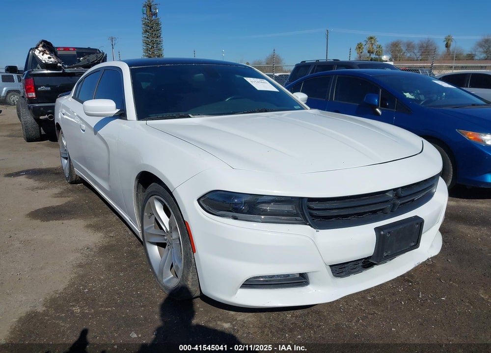 2016 DODGE CHARGER SXT VIN: 2C3CDXHG5GH204833