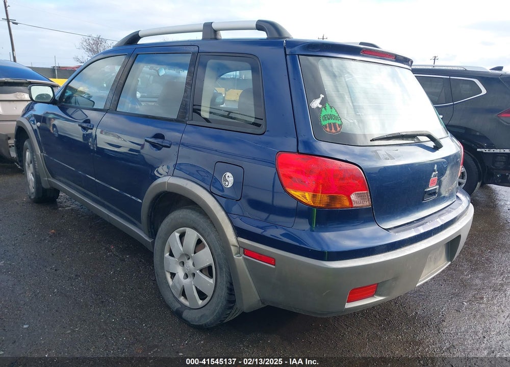 2003 MITSUBISHI OUTLANDER LS VIN: JA4LX31G73U065036