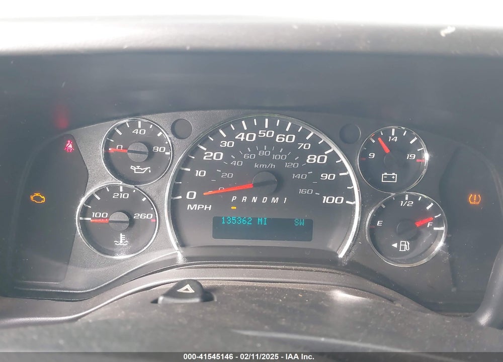 2014 CHEVROLET EXPRESS 2500 WORK VAN VIN: 1GCWGFFA4E1182053