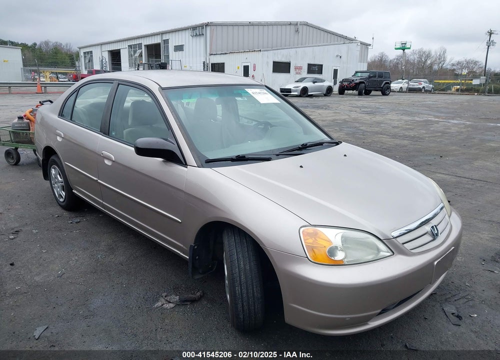 2002 HONDA CIVIC LX VIN: 1HGES16522L077531
