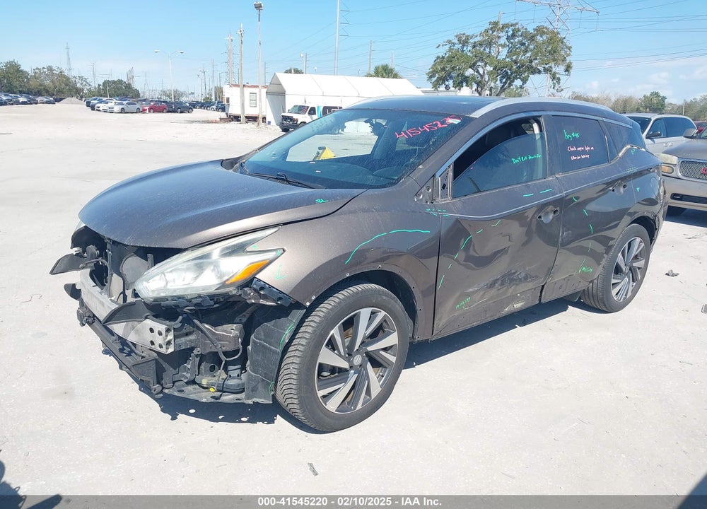 2015 NISSAN MURANO PLATINUM VIN: 5N1AZ2MG7FN230347