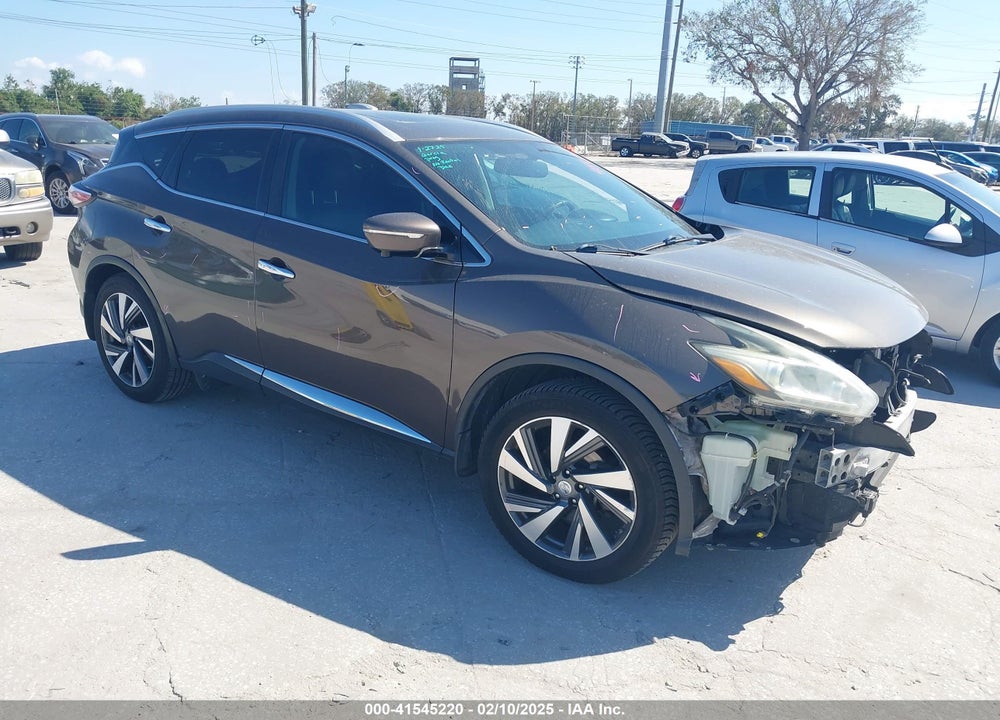 2015 NISSAN MURANO PLATINUM VIN: 5N1AZ2MG7FN230347