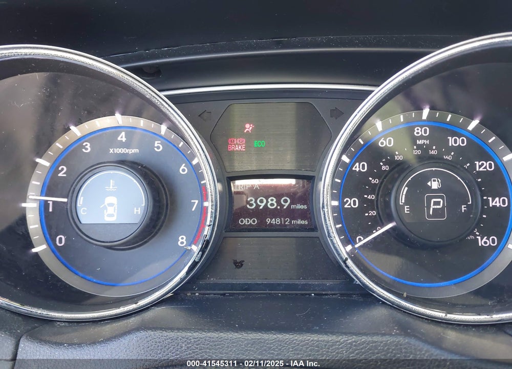 2013 HYUN SONATA GLS AUTOMATIC VIN: 5NPEB4AC8DH799793