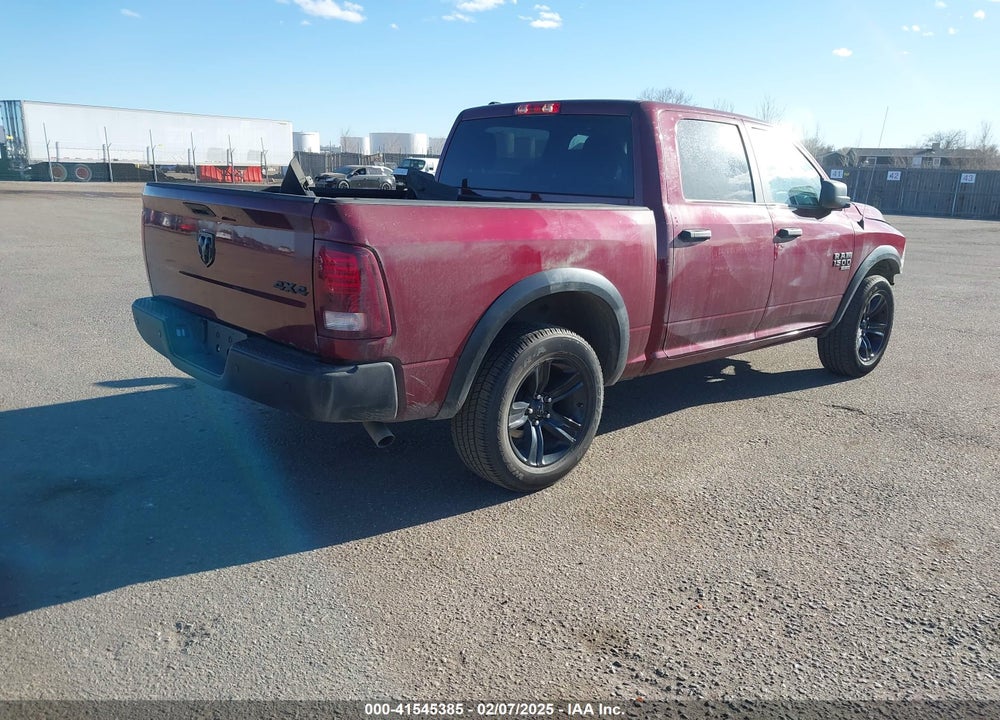 2024 RAM 1500 CLASSIC WARLOCK 4X4 5'7 BOX VIN: 1C6RR7LG1RS148262