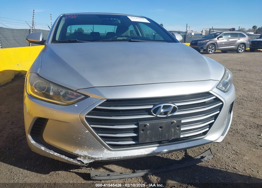 2017 HYUNDAI ELANTRA SE VIN: KMHD74LF3HU112506