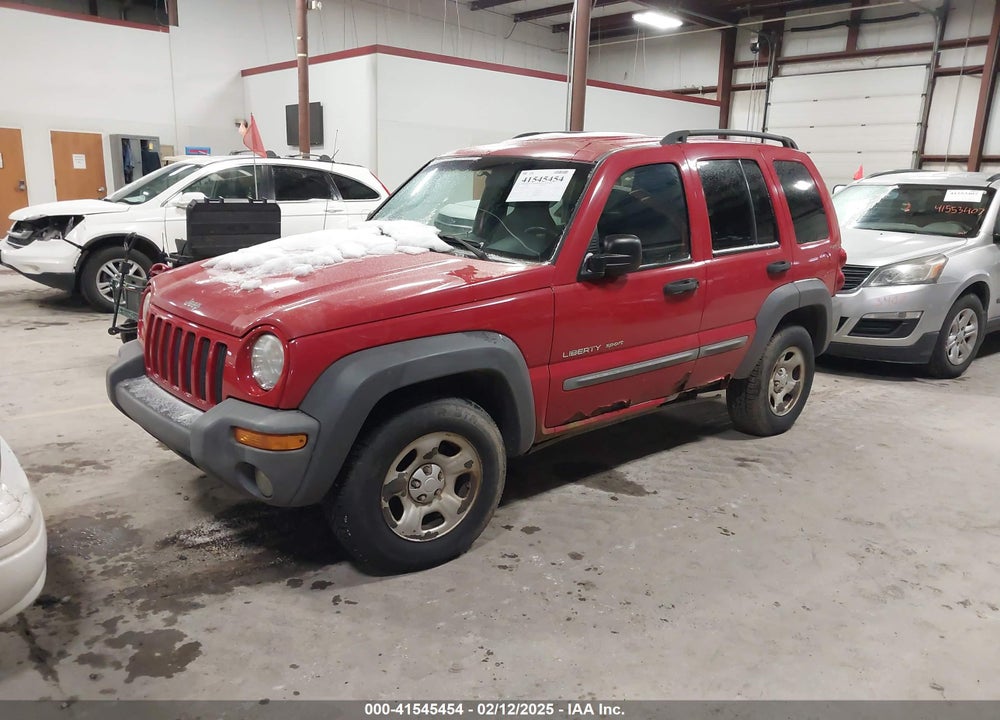 2002 JEEP LIBERTY SPORT VIN: 1J4GL48K02W202219