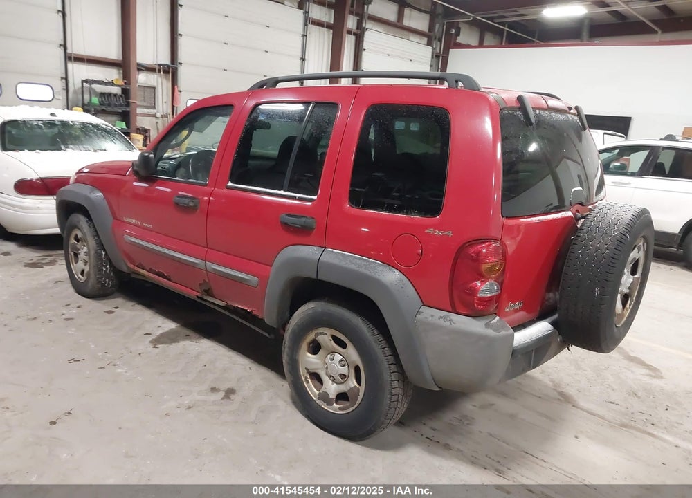 2002 JEEP LIBERTY SPORT VIN: 1J4GL48K02W202219