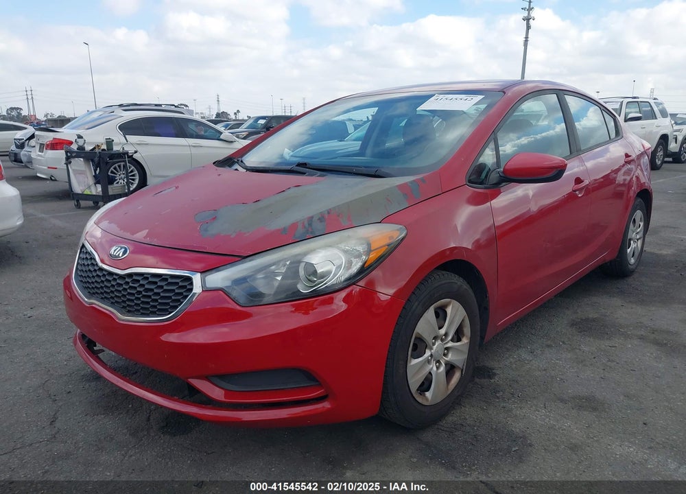 2016 KIA FORTE LX VIN: KNAFK4A65G5579687