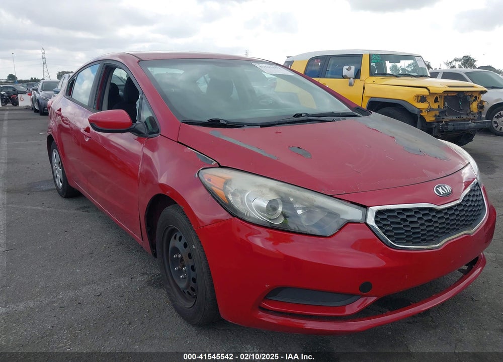 2016 KIA FORTE LX VIN: KNAFK4A65G5579687