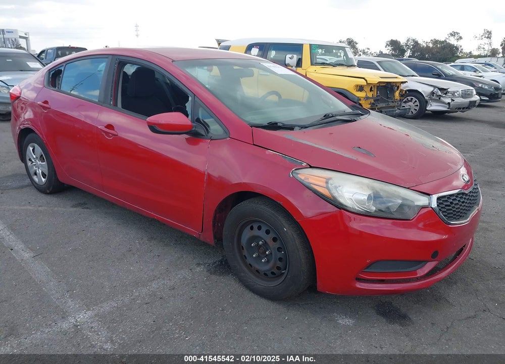 2016 KIA FORTE LX VIN: KNAFK4A65G5579687