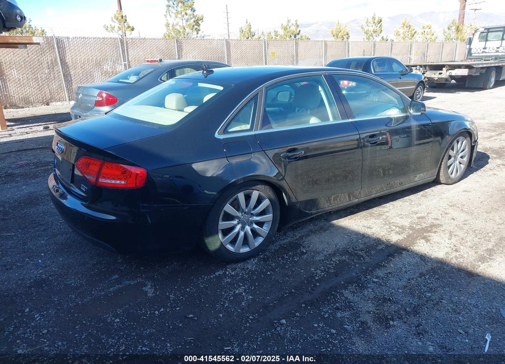 2011 AUDI A4 VIN: WAUHFBFL1BN044929
