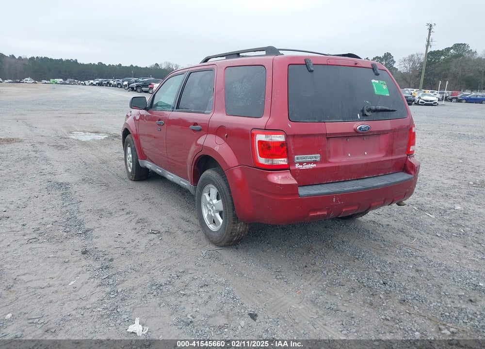 2009 FORD ESCAPE XLT VIN: 1FMCU03G49KB03624