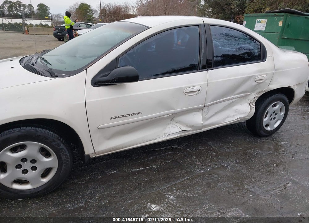 2001 DODGE NEON SE VIN: 1B3ES46C61D301411
