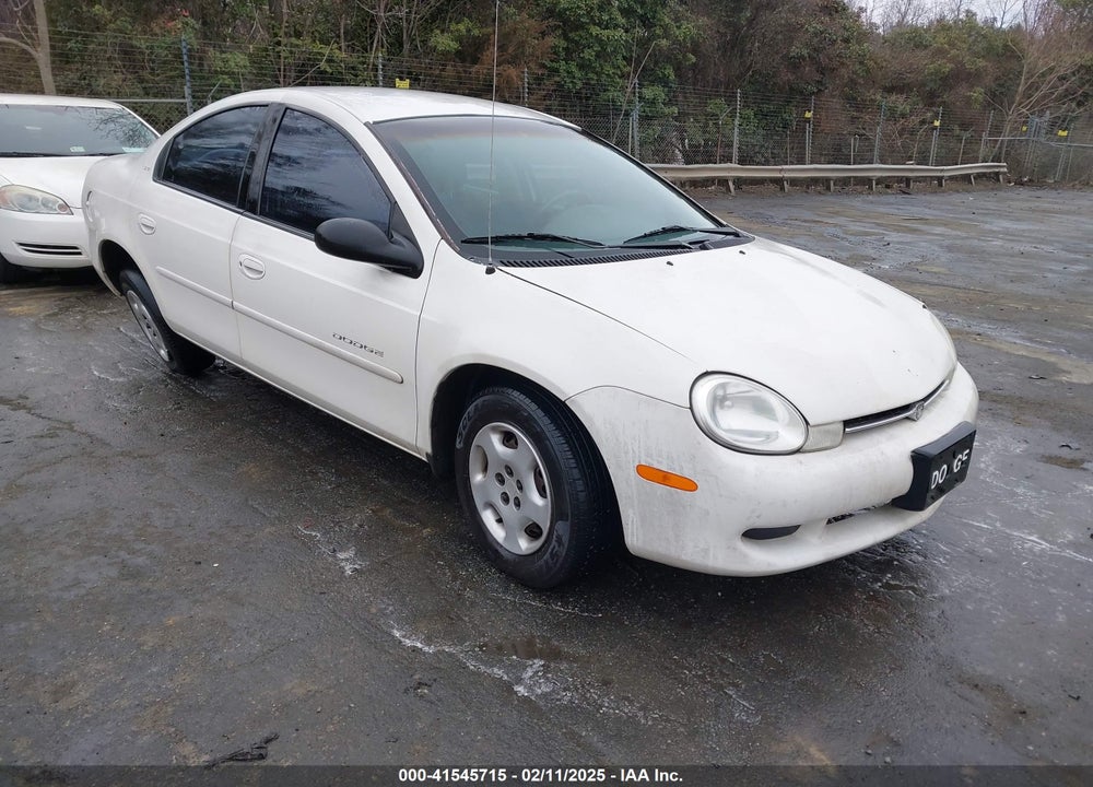 2001 DODGE NEON SE VIN: 1B3ES46C61D301411