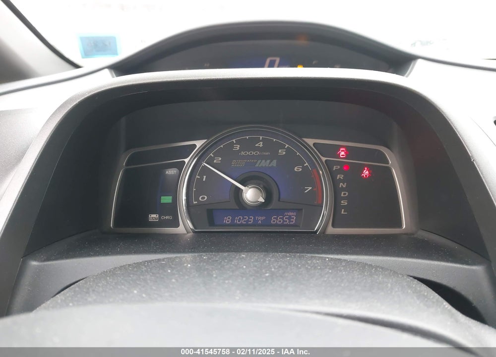 2010 HONDA CIVIC HYBRID VIN: JHMFA3F2XAS006345