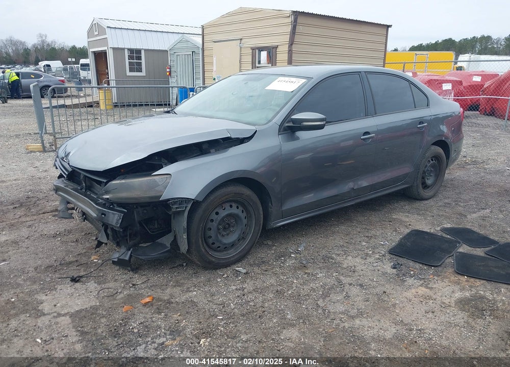 2012 VOLKSWAGEN JETTA VIN: 3VWDX7AJ8CM348852