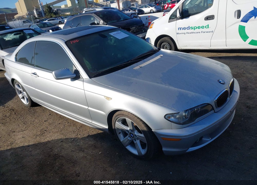 2004 BMW 325CI VIN: WBABD334X4PL05691
