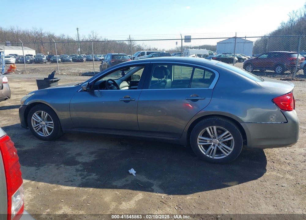 2012 INFINITI G25X VIN: JN1DV6AR4CM861765