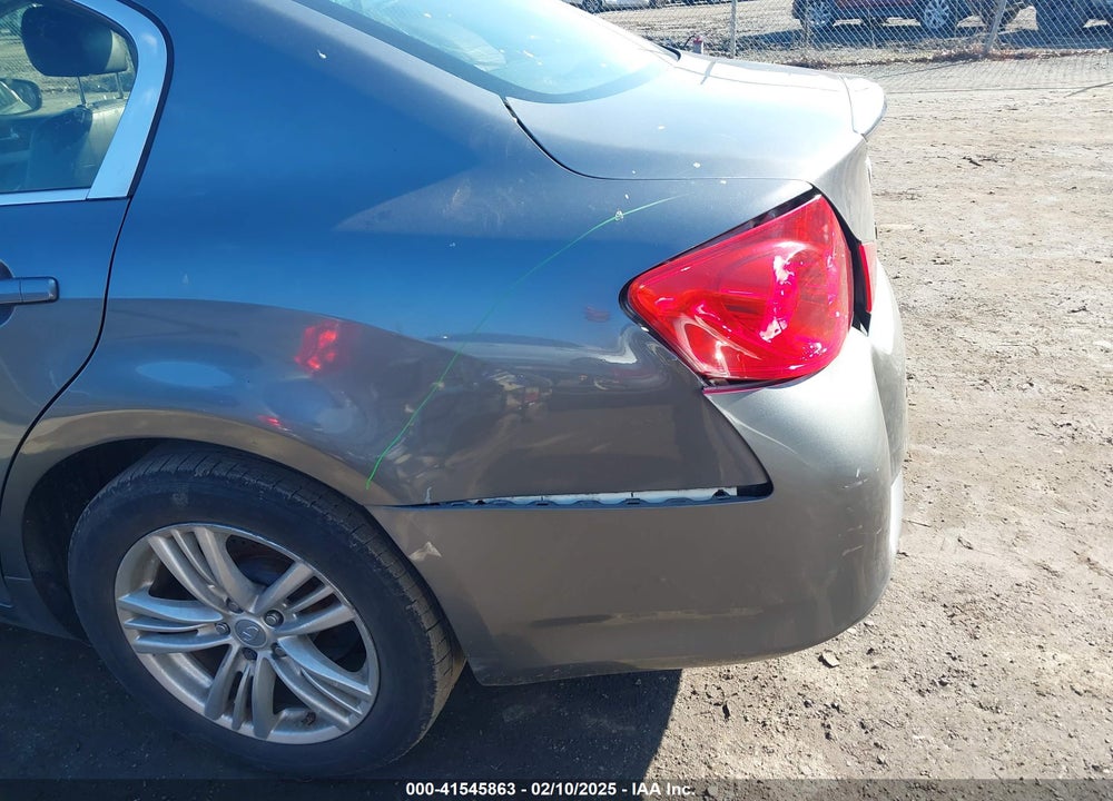 2012 INFINITI G25X VIN: JN1DV6AR4CM861765