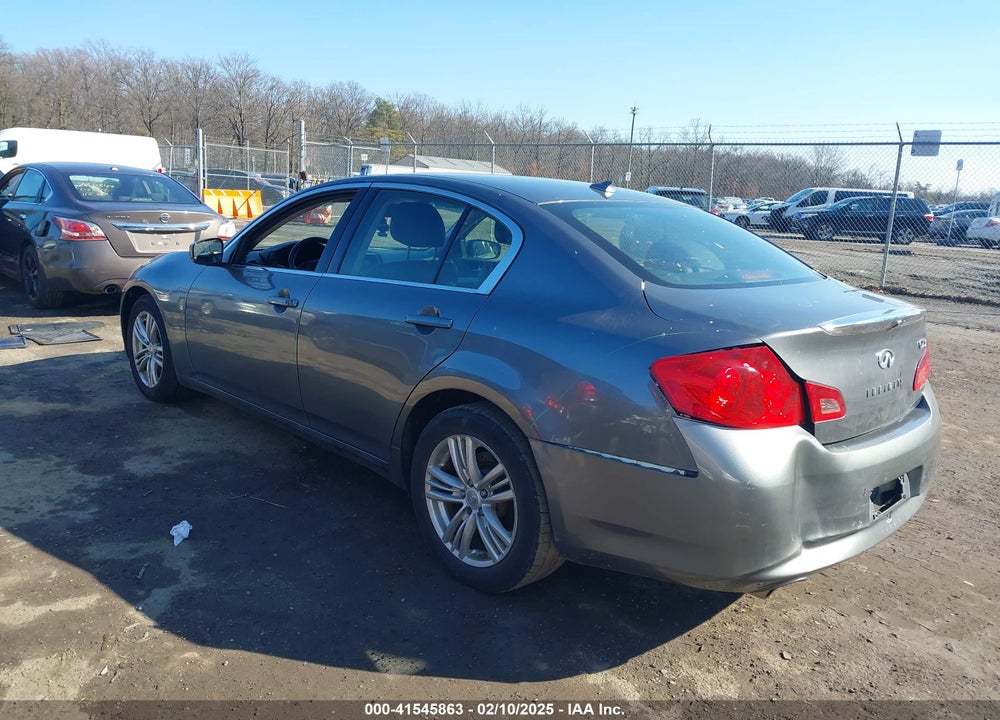 2012 INFINITI G25X VIN: JN1DV6AR4CM861765