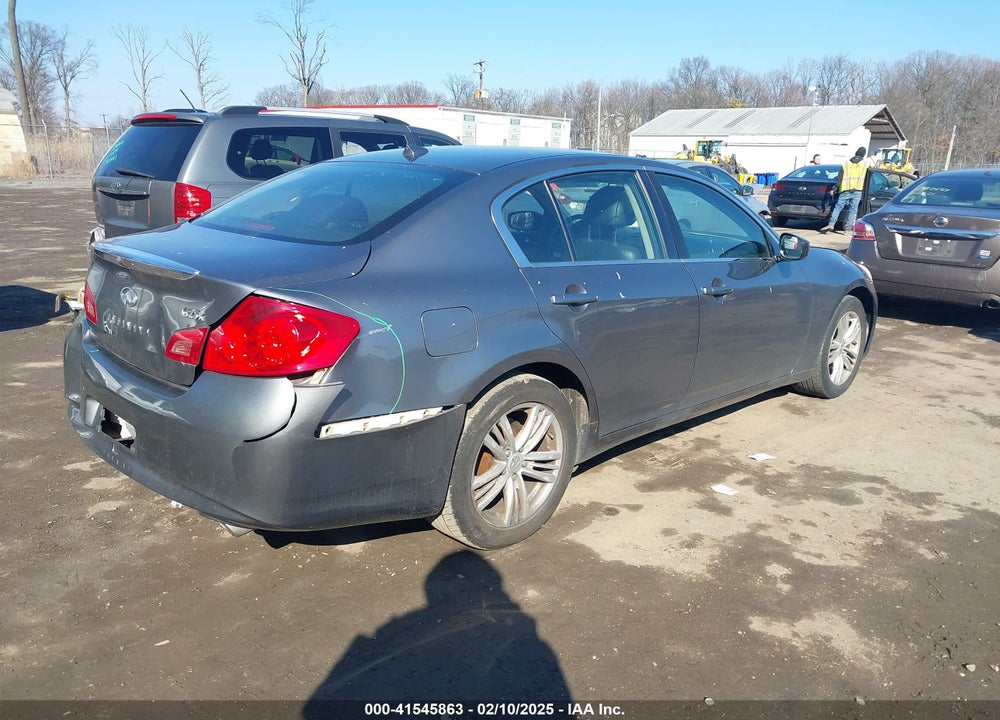 2012 INFINITI G25X VIN: JN1DV6AR4CM861765