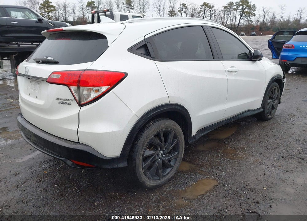 2021 HONDA HR-V AWD SPORT VIN: 3CZRU6H10MM718317