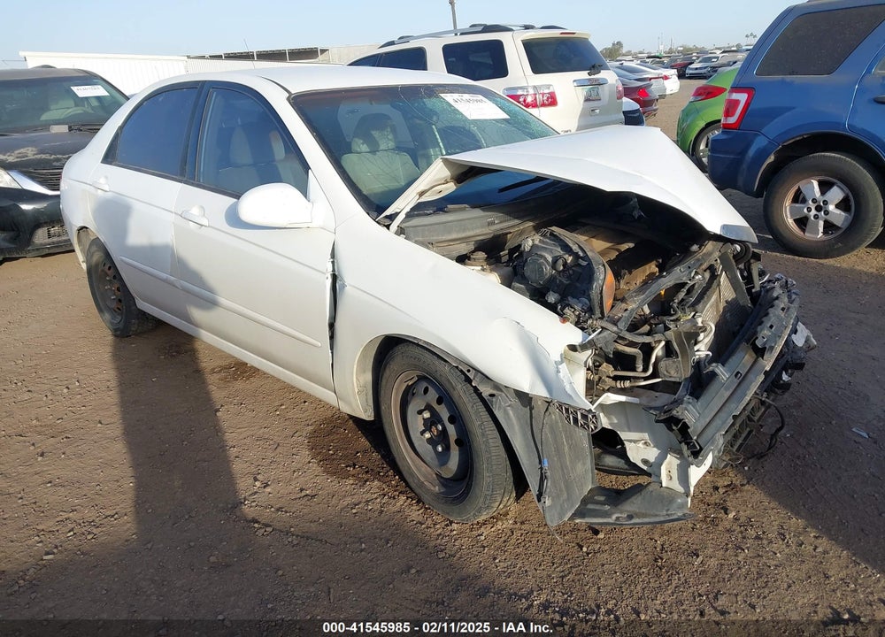 2007 KIA SPECTRA VIN: KNAFE122175402104