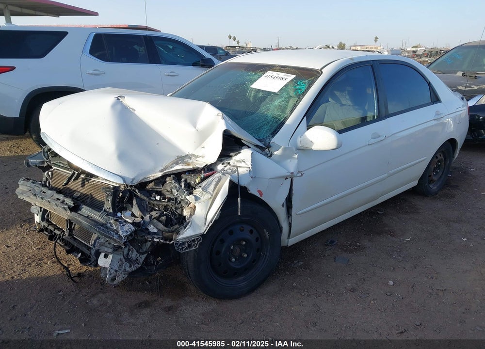 2007 KIA SPECTRA VIN: KNAFE122175402104