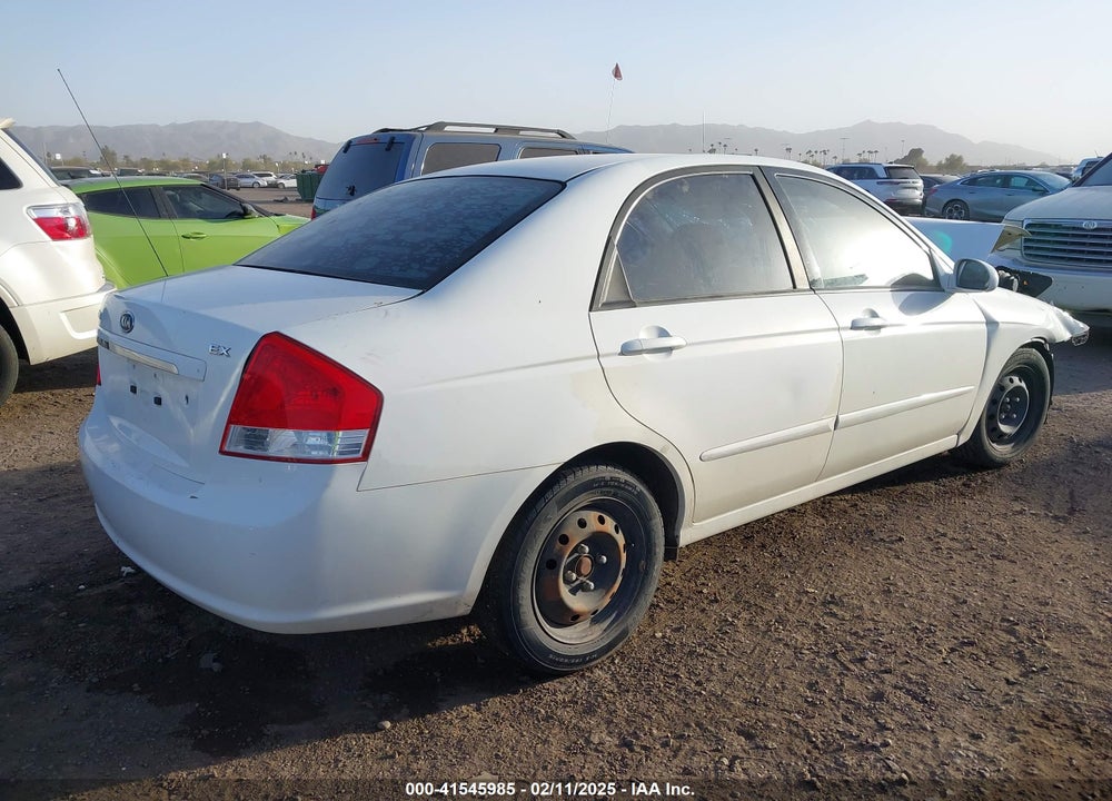 2007 KIA SPECTRA VIN: KNAFE122175402104