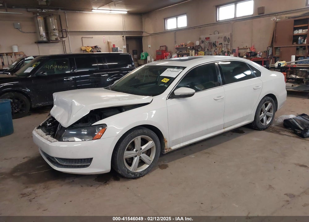 2012 VOLKSWAGEN PASSAT VIN: 1VWBP7A3XCC047638