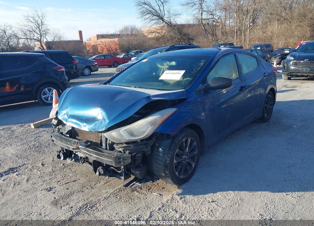 2014 HYUNDAI ELANTRA VIN: KMHDH4AE7EU083868