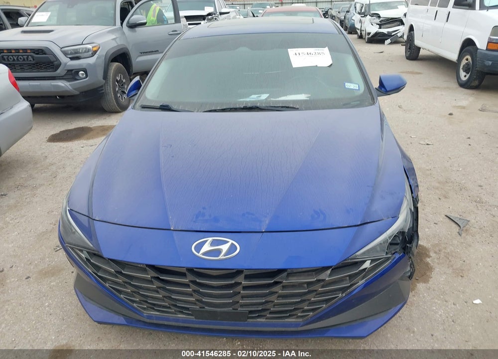 2022 HYUNDAI ELANTRA HYBRID LIMITED VIN: KMHLN4AJ7NU015152
